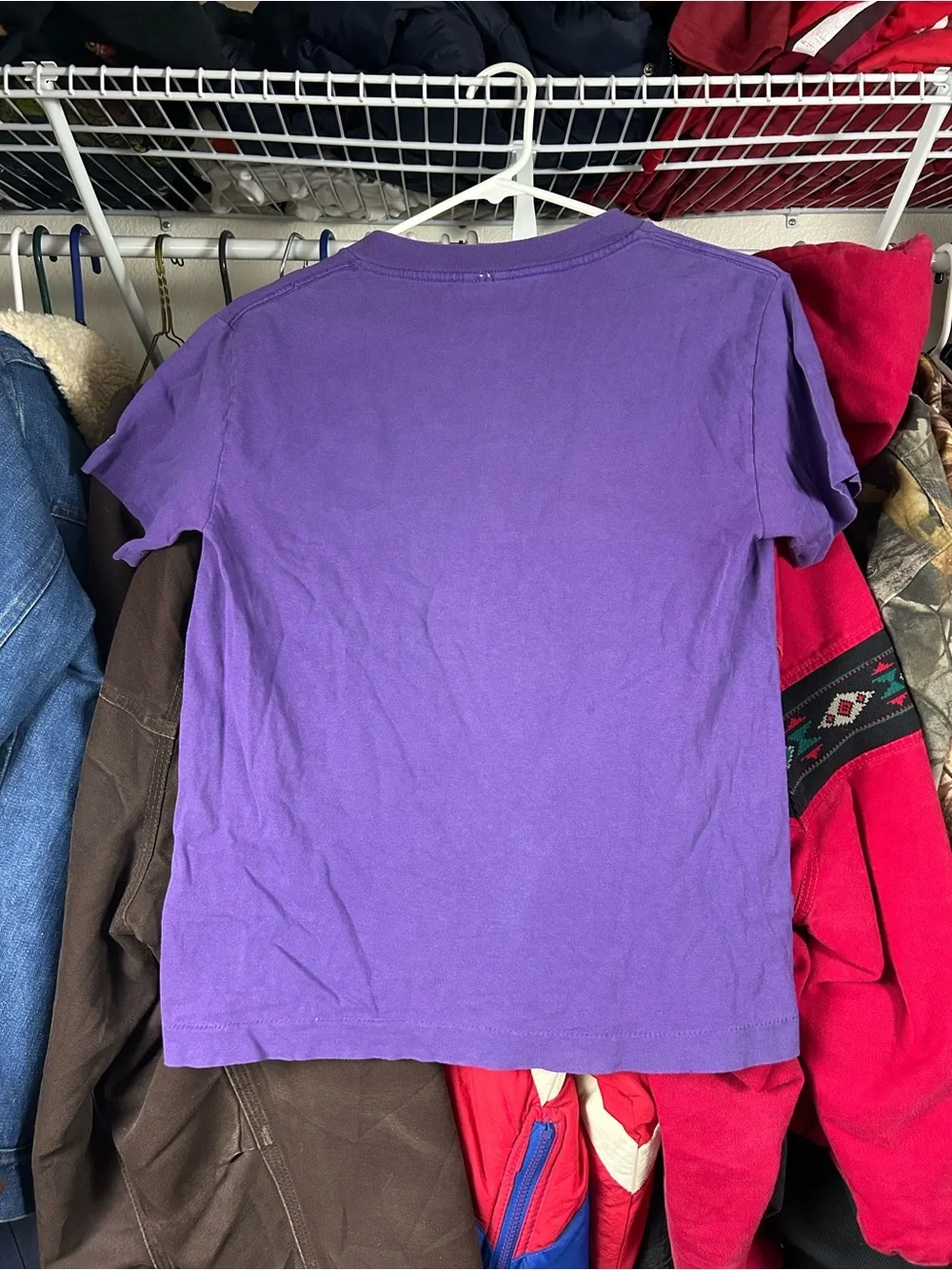 90s Purple Colorado Rockies Short-Sleeve Tee